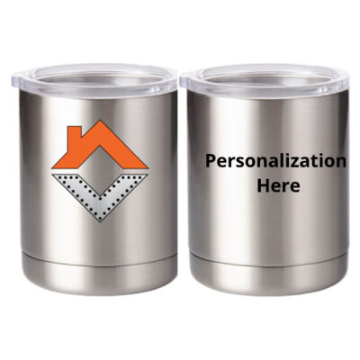 VCT - 10 oz Silver Stainless Steel Short Tumbler Thumbnail