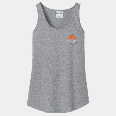 VCT Phone Back - Ladies Core Cotton Tank Top Thumbnail