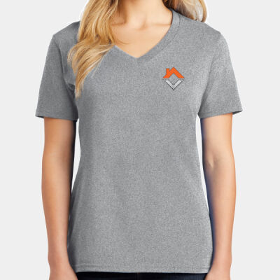 VCT Phone Back - Ladies Core Cotton V Neck Tee Thumbnail