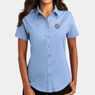 VCT Embroidered  - Ladies Short Sleeve Easy Care Shirt Thumbnail