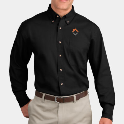 VCT Embroidered  - Long Sleeve Twill Shirt (low stock alert) Thumbnail