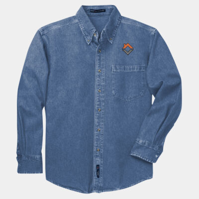 VCT Embroidered  - Heavyweight Denim Shirt Thumbnail