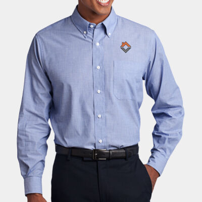 VCT Embroidered  - Tall Crosshatch Easy Care Shirt Thumbnail
