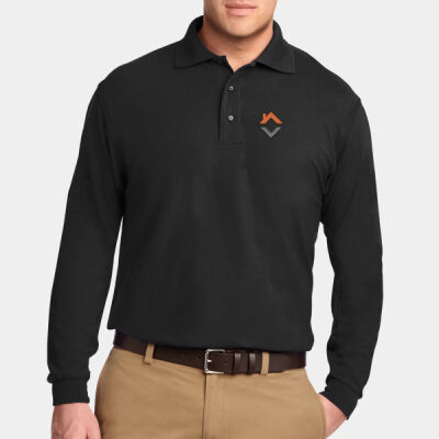 VCT Embroidered  - Silk Touch™ Long Sleeve Polo Thumbnail