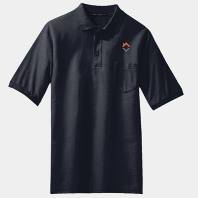 VCT Embroidered  - Silk Touch&#153; Polo with Pocket Thumbnail