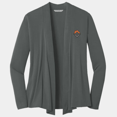 VCT Embroidered  - Ladies Concept Open Cardigan Thumbnail