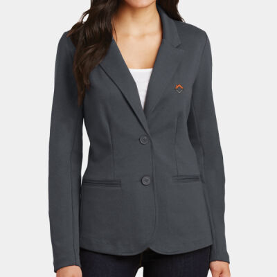 VCT Embroidered  - Ladies Knit Blazer Thumbnail