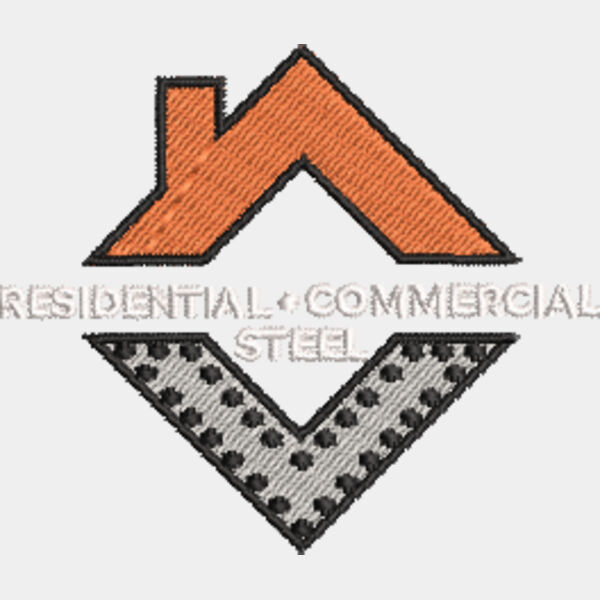 VCT Embroidered orange rivet white text Thumbnail