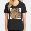 Ladies Core Cotton V-Neck Tee Thumbnail