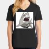 Ladies Core Cotton V-Neck Tee Thumbnail