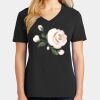 Ladies Core Cotton V-Neck Tee Thumbnail