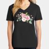 Ladies Core Cotton V-Neck Tee Thumbnail