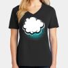 Ladies Core Cotton V-Neck Tee Thumbnail