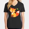 Ladies Core Cotton V-Neck Tee Thumbnail