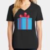 Ladies Core Cotton V-Neck Tee Thumbnail
