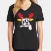 Ladies Core Cotton V-Neck Tee Thumbnail