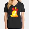 Ladies Core Cotton V-Neck Tee Thumbnail