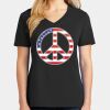 Ladies Core Cotton V-Neck Tee Thumbnail