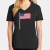 Ladies Core Cotton V-Neck Tee Thumbnail