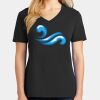 Ladies Core Cotton V-Neck Tee Thumbnail