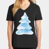 Ladies Core Cotton V-Neck Tee Thumbnail
