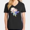 Ladies Core Cotton V-Neck Tee Thumbnail