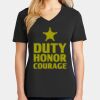 Ladies Core Cotton V-Neck Tee Thumbnail
